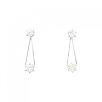 PT 2WAY ダイヤモンド ピアス 0.30CT