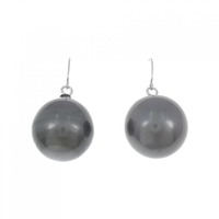 PT 黒蝶パール ピアス 13mm