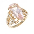 K18PG モルガナイト リング 5.21CT