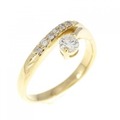 K18YG ダイヤモンド リング 0.15CT