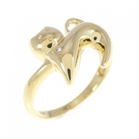 K18YG キャット ダイヤモンド リング 0.01CT