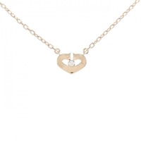 カルティエ Cハート スモール ネックレス