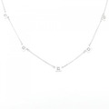K18WG ダイヤモンド ネックレス 0.07CT