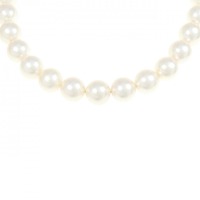 シルバークラスプ アコヤパール ネックレス 7-7.5mm