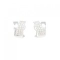 K18WG ダイヤモンド ピアス 1.00CT