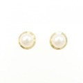 K18YG アコヤパール ピアス 6.1mm