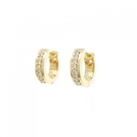 K18YG ダイヤモンド ピアス 0.20CT