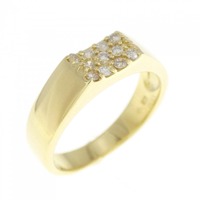 K18YG ダイヤモンド リング 0.15CT