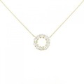 【リメイク】K18YG ダイヤモンド ネックレス 0.66CT