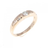 750PG ダイヤモンド ピンキーリング 0.09CT