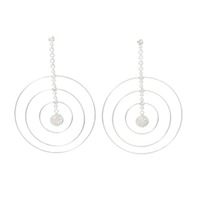 K18WG ダイヤモンド ピアス 0.28CT