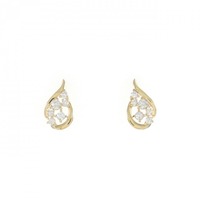 【リメイク】K18YG ダイヤモンド ピアス 0.20CT