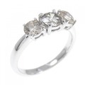 K18WG ダイヤモンド リング 1.00CT