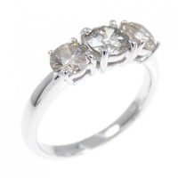 K18WG ダイヤモンド リング 1.00CT