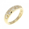 K18YG ダイヤモンド リング 0.37CT