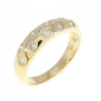 K18YG ダイヤモンド リング 0.37CT