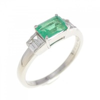PT エメラルド リング 0.58CT
