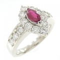 PT ルビー リング 0.531CT