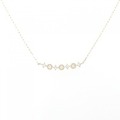 【リメイク】K18YG ダイヤモンド ネックレス 0.10CT