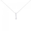 K18WG ダイヤモンド ネックレス 0.30CT