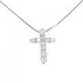PT クロス ダイヤモンド ネックレス 1.00CT
