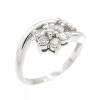 PT フラワー ダイヤモンド リング 0.31CT