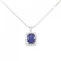 【リメイク】PT サファイヤ ネックレス 7.082CT マダガスカル産