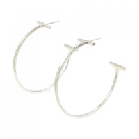 ティファニー Tワイヤー フープ ラージ ピアス