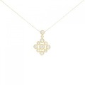 【リメイク】K18YG ダイヤモンド ネックレス 0.30CT