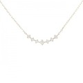 K18PG ダイヤモンド ネックレス 0.25CT