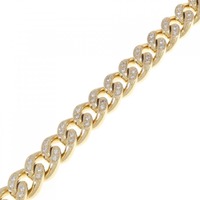 K18YG ダイヤモンド ブレスレット 3.82CT