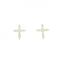 【リメイク】K18YG ダイヤモンド ピアス 0.20CT