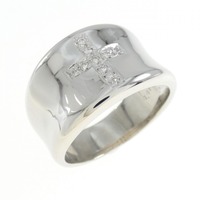 PT クロス ダイヤモンド リング 0.07CT