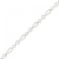 750WG ダイヤモンド ブレスレット 0.88CT