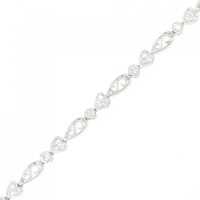 750WG ダイヤモンド ブレスレット 0.88CT