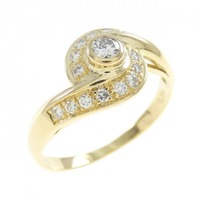 K18YG ダイヤモンド リング 0.10CT