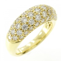 K18YG パヴェ ダイヤモンド リング 1.04CT