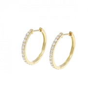 【リメイク】K18YG ダイヤモンド ピアス 0.30CT
