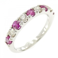 【新品】PT ルビー リング 0.48CT