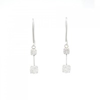PT ダイヤモンド ピアス 0.846CT