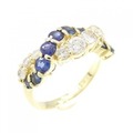 K18YG サファイヤ リング 0.80CT