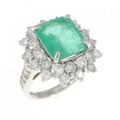 PT エメラルド リング 3.83CT