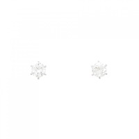 PT/ST ダイヤモンド ピアス 0.503CT 0.536CT E-F SI1 Good