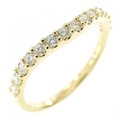 【新品】K18YG ダイヤモンド リング 0.305CT