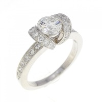 ティファニー リボン リング 0.49CT F VS2 3EXT