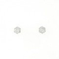 PT ダイヤモンド ピアス 0.276CT 0.261CT H-I I1 GOOD-FAIR