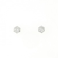 PT ダイヤモンド ピアス 0.276CT 0.261CT H-I I1 GOOD-FAIR