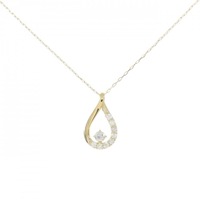 【リメイク】K18YG ダイヤモンド ネックレス 0.15CT