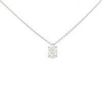 【リメイク】PT ダイヤモンド ネックレス 0.732CT G VS1 オーバルカット