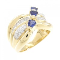 K18YG/K18WG サファイヤ リング 0.77CT